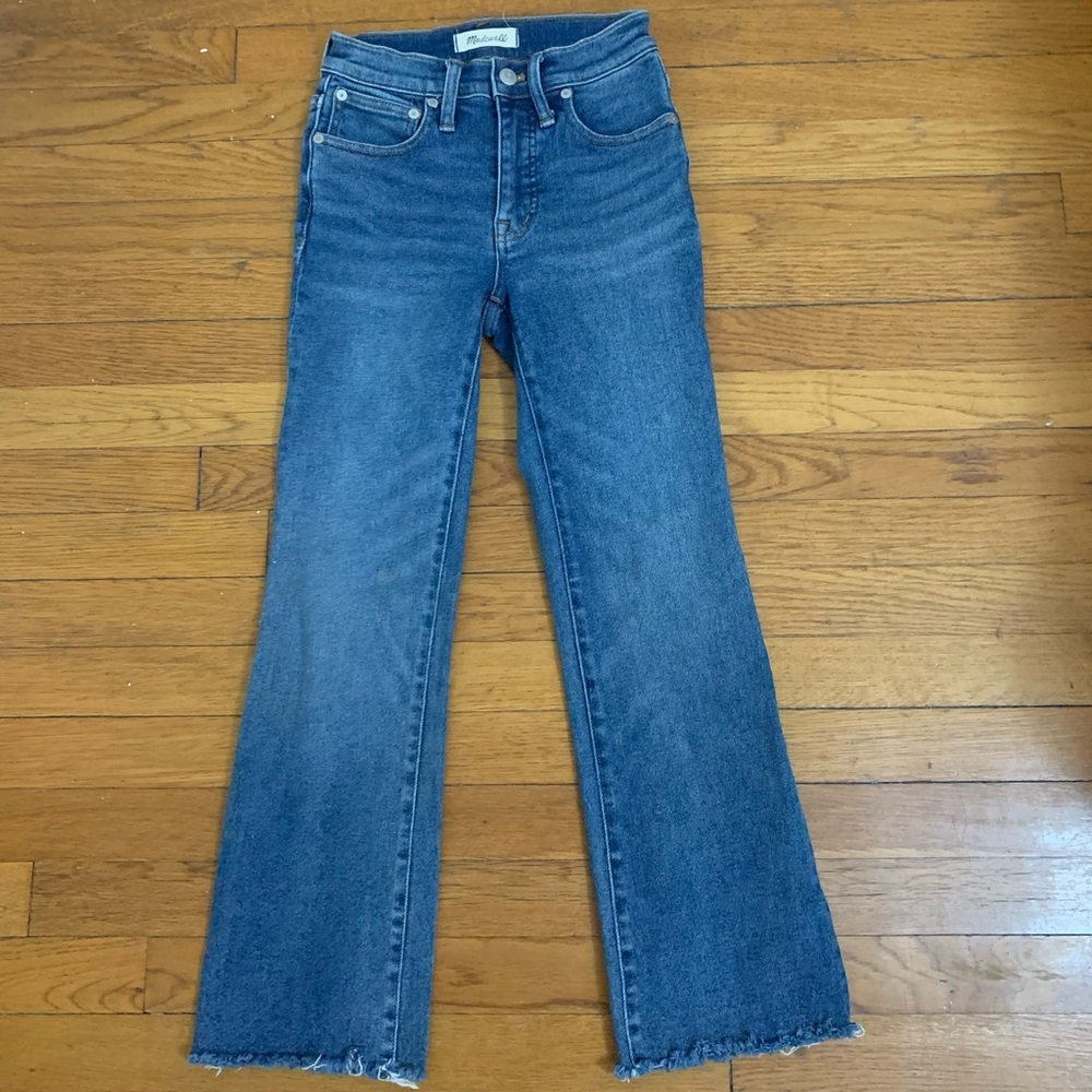 Madewell Cali demi boot jeans size 24